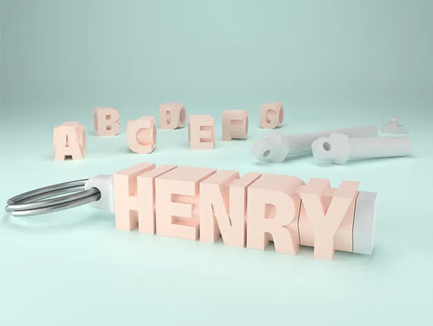 key chain with name